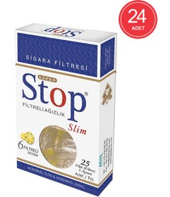 Resim Stop Slim 6 Filtreli Ağızlık 25'li x 24 Paket 