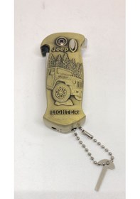 Resim Lebron Jeep Rubicon Serisi Kabartmalı Çakmak & Çakı Seti Altın - Siyah 