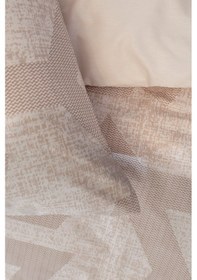 Resim Altınbaşak Fortuna Sabre %100 Pamuk Çift Kişilik Nevresim Takımı Bej 