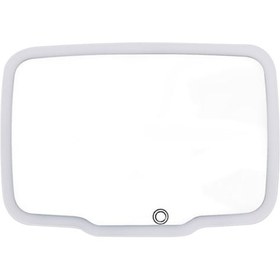 Resim Araba Led Makyaj Aynası Araç Güneşlik Panosu Şarj Edilebilir Kozmetik Aynası Kısılabilir Led Lamba İle 