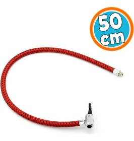Resim Bisiklet Pompası Hortumu Yedeği 50 Cm 1 Adet Kopmaz Sağlam Standart 