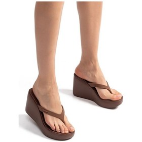 Resim İpanema High Fashion Thong Kadın Parmak Arası Terlik Kahverengi 35/40 DD0059 Kahverengi 