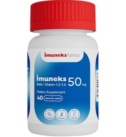 Resim İmuneks Farma İmuneks 50 mg Beta Glukan (1,3/1,6) içeren Takviye Edici Gıda 40 Kapsül 
