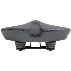 Resim Heugers Jet Roket Black Bat Sele - Bisiklet Oturak Ultra Konfor, Elastomerli, E-bike Uyumlu, 26x26 Siyah 