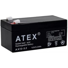 Resim Atex Ax12-3.2 12 Volt - 3.2 Amper Bakımsız Kuru Akü 134x70x60 Mm 