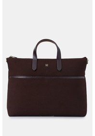 Resim Brice Hakiki Deri Unisex 15,6" Tek Bölmeli Dizüstü Bilgisayar Çantası Kahverengi 