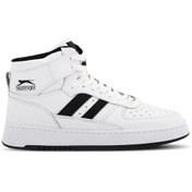 Resim Slazenger Bilek Boy Bağcıklı Günlük Spor Ayakkabı Beyaz/Siyah Kadın Sneaker 
