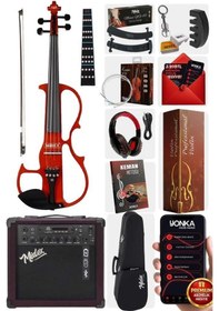 Resim Midex RCZ-606RD-AMP Elektro Keman ve Şarjlı Anfi Seti 