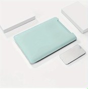 Resim Sunshine011 Mavi Orta Ultra İnce Deri Laptop Kılıfı, Taşınabilir Koruyucu İç Astarlı Sığ Tasarım Diğer 