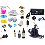 Resim XLINETATTOO Xl-155 True Black Dijital Tattoo Dövme Makinası Seti Profesyonel 