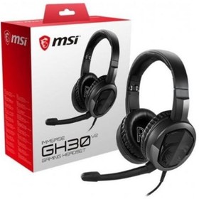 Resim MSI IMMERSE GH30 V2 Kablolu Kulak Üstü Oyuncu Kulaklığı Outlet 