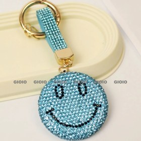 Resim Silver1 Gıoıo Yeni Mini Taşınabilir Kozmetik Ayna Kolye Anahtarlık Çanta Aksesuarları Kolye Dıy Anahtarlık (Yurt Dışından) 