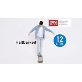 Resim CetKing Moon Mesh | 699768 | Kağıt Sepeti File Çöp Kovası Siyah Ofis | Çelik, Siyah | 12 L Kapasite | 26,5 x 29,5 cm 