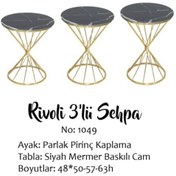 Resim Brc Rivoli Zigon Model Metal Transmisyon Çelik Gold Renk Kaplama (423124665) 