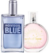 Resim Avon Individual Blue Erkek Parfüm Ve Wish Of Love Kadın Parfüm Paketi 