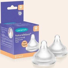 Resim Lansinoh Natural Wave Biberon Emziği - Orta Akışlı STD - STD / STD 