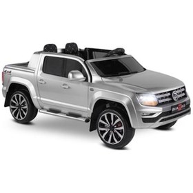 Resim Babyhope 441 Quattro 4X4 24V Kumandali Akülü Araba Metalik Gri Bo 