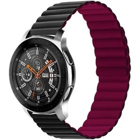 Resim Teknodur Huawei Honor Magic 2 46mm Uyumlu Krd-52 Kordon-siyah-kırmızı 