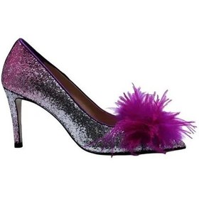 Resim Poletto Hakiki Deri /tekstil Pembe-fusya Ayakkabı Gece/abiye 9839 44-1122 Pembe 