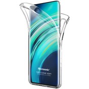 Resim Xiaomi Mi 10 Pro Kılıf 6 Tarafı Tam Full Koruma 360 Clear Soft Şeffaf Microsonic
