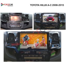 Resim FORCECAR TOYOTA HİLUX A-C 2008-2015 ANDROİD MULTİMEDYA 2.32 KABLOSUZ CARPLAY 