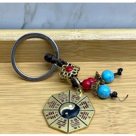 Resim Metal Yin Yang Anahtarlık Alk4454 