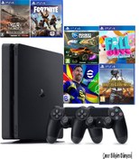 Resim Sony Ps4 1 Tb Slim Kasa 6 Oyunlu 2 Adet V2 Kol Teşhir Ürün 12 Ay Garanti 