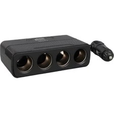 Resim Olesson 2014 12-24V Type-C + Usb-A Girişli 120W 80CM Kablolu 4'lü Araç Çakmak Çoklayıcı 