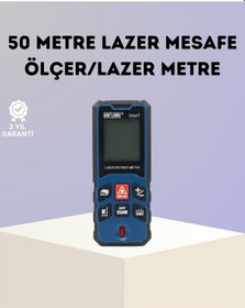 Resim Lazer Metre 50 Mt Hassas Ve Hızlı Ölçüm Özellikli 