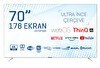 Resim Onvo OV70F500 70" 178 Ekran Uydu Alıcı 4K Ultra HD webOS Smart LED TV (Çerçevesiz) 