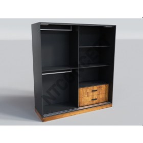 Resim Ntconcept Ntconcept Masif Ağaç Gardrop 