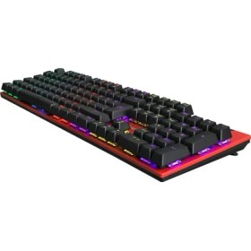 Resim GameBooster GB-G44 RADIANCE Rainbow Aydınlatmalı 105 Mekanik Red Switch Oyuncu Klavyesi 