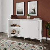 Resim Kzn Home Joker Çok Amaçlı Ayakkabılık Beyaz - Tamamı 1. Kalite Mdf 