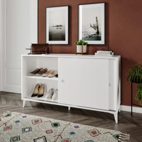 Resim Kzn Home Joker Çok Amaçlı Ayakkabılık Beyaz - Tamamı 1. Kalite Mdf 