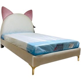 Resim Puf Bebe 90x190 Ölçüde Genç Çocuk Odası Yatağı (YATAK DAHİLDİR) 