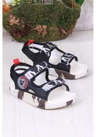 Resim Vicco 332.p25y.206 Siyah Tape Rahat Esnek Erkek Çocuk Sandalet Siyah 