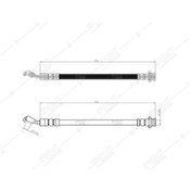 Resim SVAC 750120 Arka Sağ Fren Hortumu Grand Vitara II 2.4-3.2 06- 