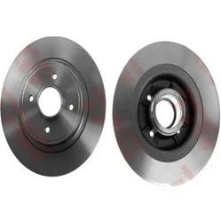 Resim Bosch 0986479108 Arka Fren Disk Aynası (Diski) Renault Megane I Scenic Iı 1.4 1.6 1.8 1.9 2.0 Abs'li Rulmanlı 7701206328 