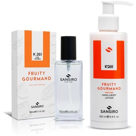 Resim Sansiro K-261 Kadın Parfüm 50ml Edp + K-261 Hand&Body Lotion 