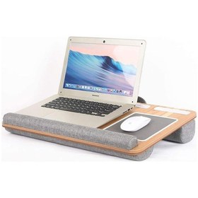 Resim Konfeksiyon-Market Hodbehod Çok Amaçlı Laptop Sehpası Yastıklı Notebook Masası 