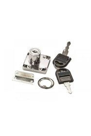 Resim Genel Markalar 2 Adet Silver Kare Çekmece Dolap Kapak Posta Kutusu Kilit Kırma Anahtarlı 