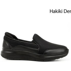 Resim Gönderi(r) Erkek Siyah Hakiki Deri Comfort Ayakkabı 