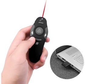 Resim Alvepa 2.4GHz USB Kablosuz Kırmızı Lazer Sunum Kumandası 