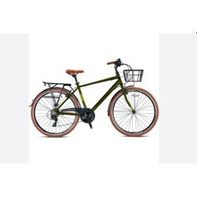 Resim Karon Cx100 Man 28 Jant 18cm Kadro Haki Yeşil-sarı Bisiklet HAKİ YEŞİL Yeşil 