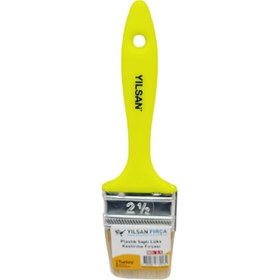 Resim YILSAN Plastik Saplı Lüks Yağlı Kestirme Fırçası No : 2.5 (2 Adet) 