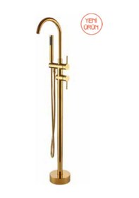 Resim Newarc Step Tabandan Banyo Bataryası Altın Gold 