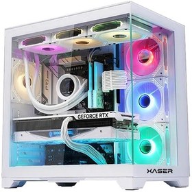 Resim Xaser Nova X90 Ryzen 7 7800X3D 16 GB 1 TB M.2 Nvme SSD 16 GB RTX5060Ti Free Dos Masaüstü Bilgisayar 