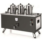 Resim Çift Cidar 3 Demlikli Elektrikli - Gri 