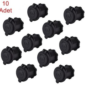 Resim 10 Adet Oto Çakmak Fiş Çakmaklık Dişi Pano Tip 30Mm Şase Monteli 