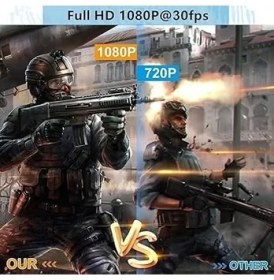 Resim Ses Video Yakalama Kartı 1080P 30FPS HDMI USB Yakalama Kartları Dslr Video Kamera Oyun - Canlı Akış - Video Konferans - Öğretim Için Aksiyon Kamerası ile Kayıt 